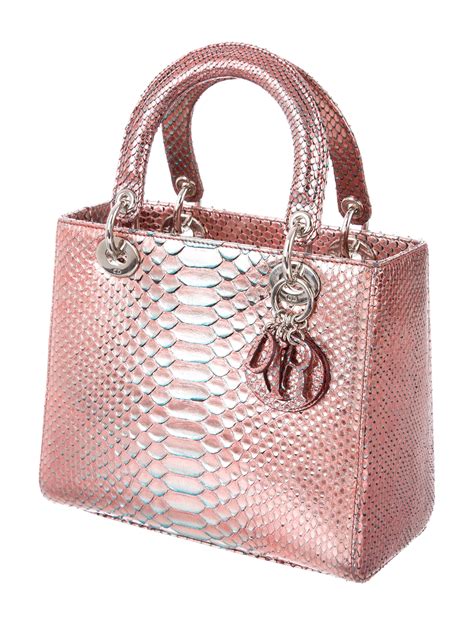 lady dior python|dior handbags.